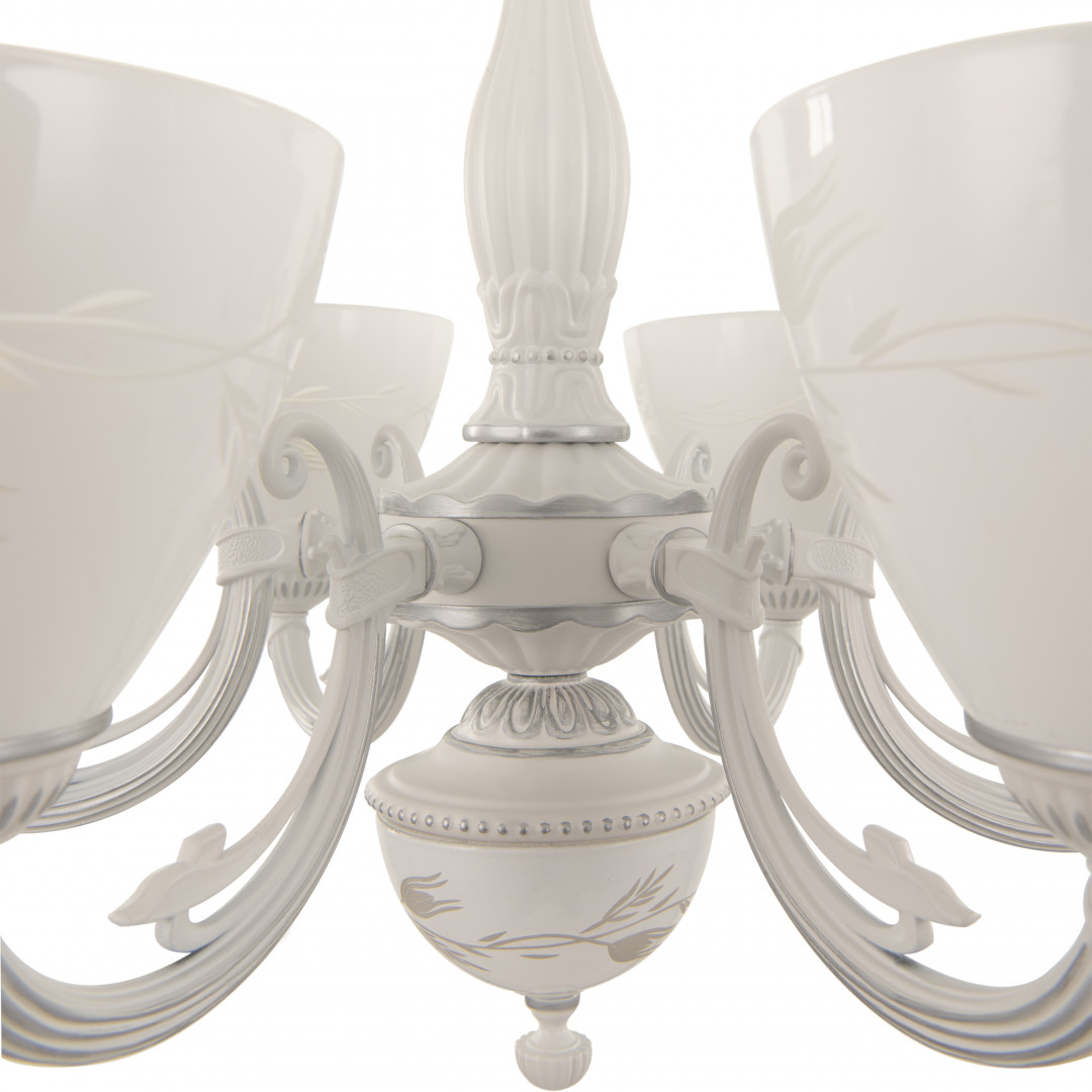 подвесная люстра arte milano 343659/6 wt+sl