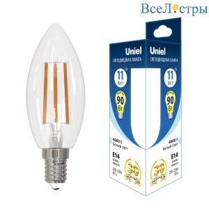 LED-C35-11W/4000K/E14/CL GLA03TR