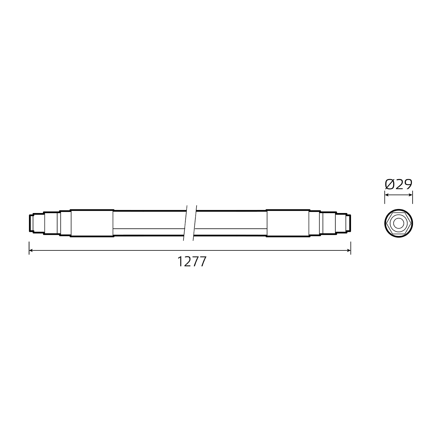 линейный потолочный светильник gauss compact 843424324