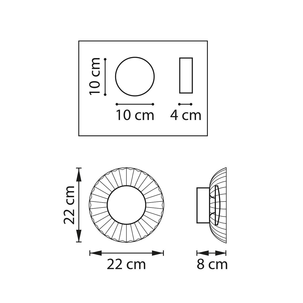 бра lightstar celesta 809015