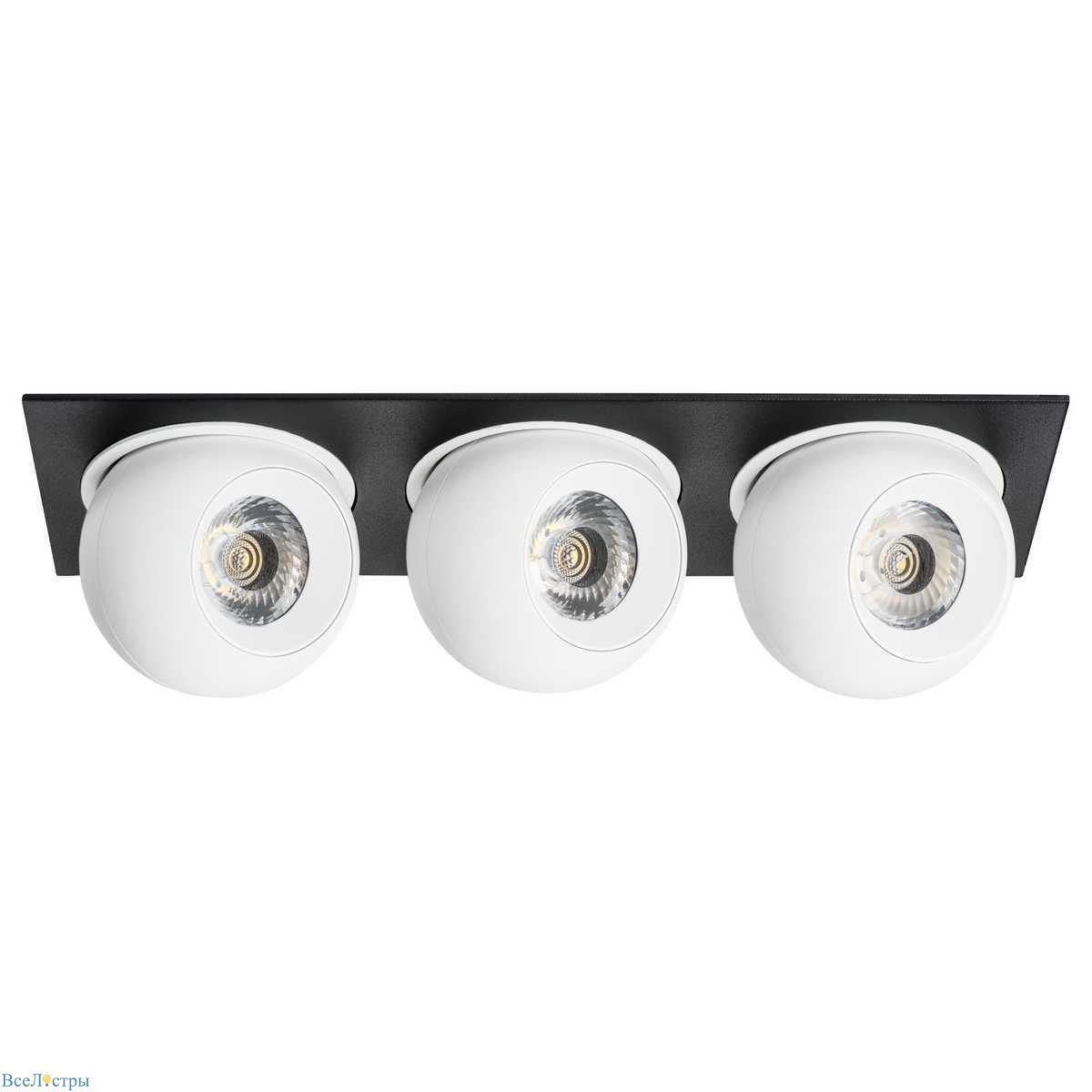 встраиваемый светодиодный спот lightstar urbano (217537+217062+217062+217062) i537626262