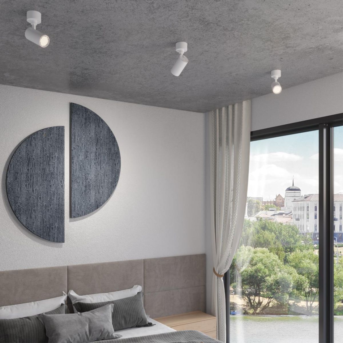 накладной спот с переключателем цв. температуры novotech over selene 359926