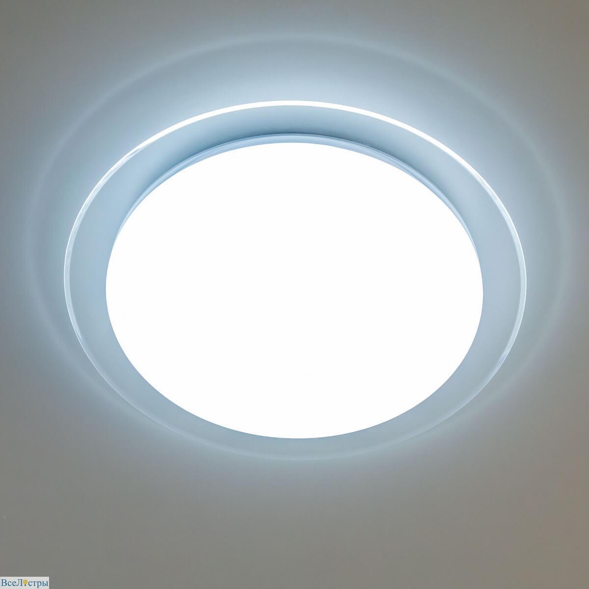 потолочный светодиодный светильник citilux спутник cl734680g