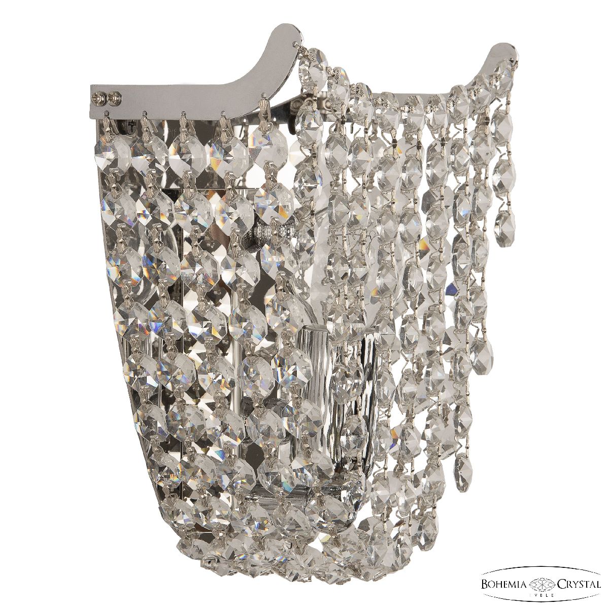 настенный светильник bohemia ivele crystal 778b/16 ni