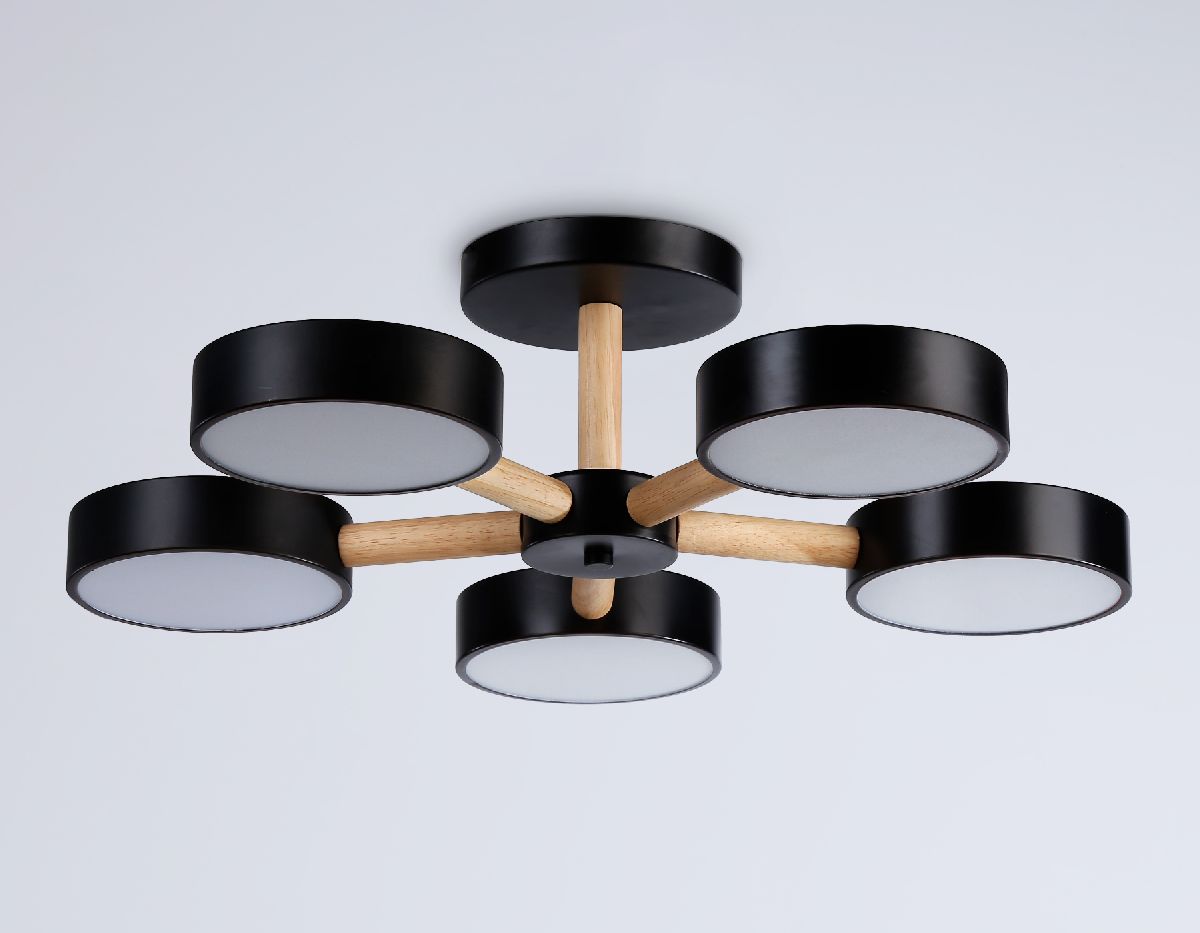 люстра на штанге ambrella light linetech fl4828