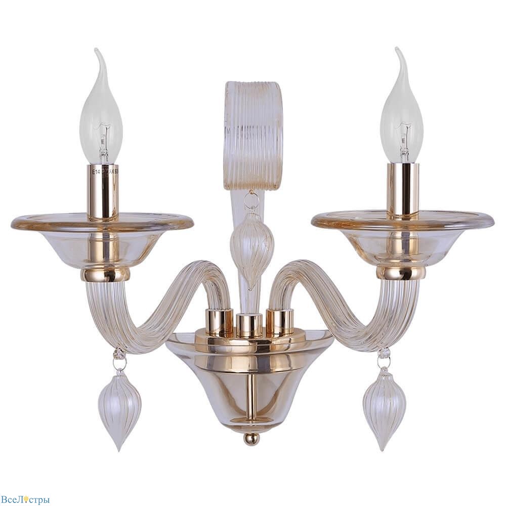 бра crystal lux caetano caetano ap2 amber
