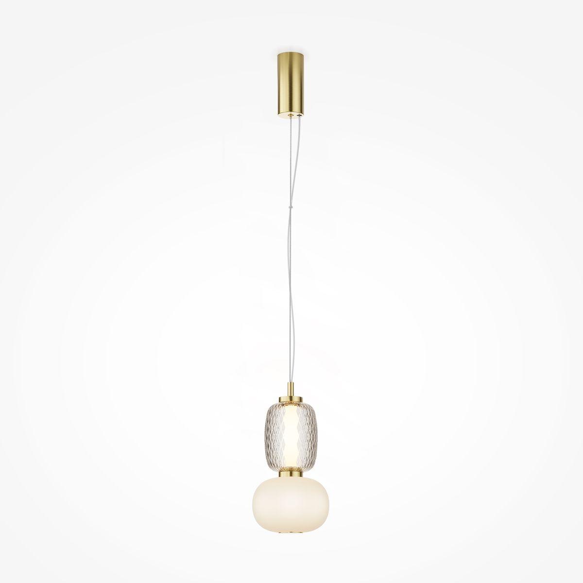 подвесной светодиодный светильник maytoni pattern mod267pl-l18g3k