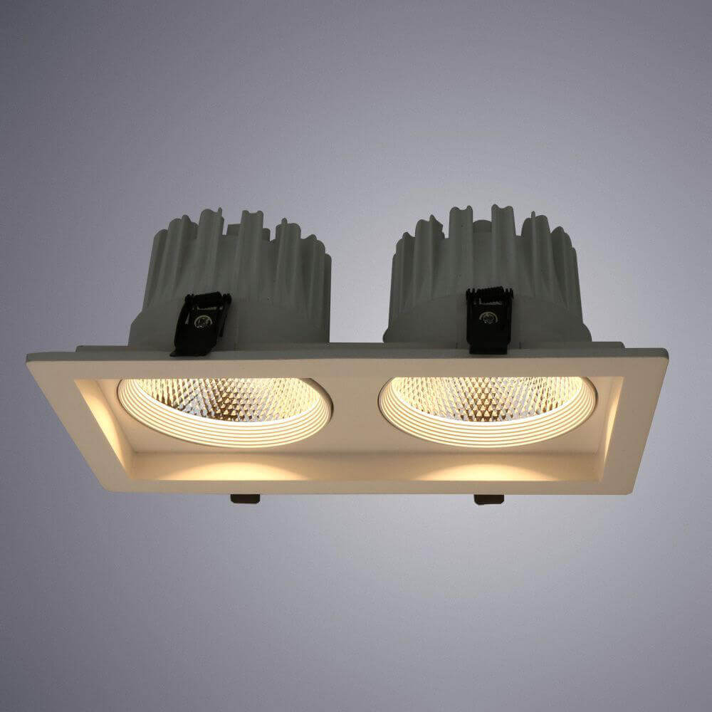 встраиваемый светодиодный светильник arte lamp privato a7018pl-2wh