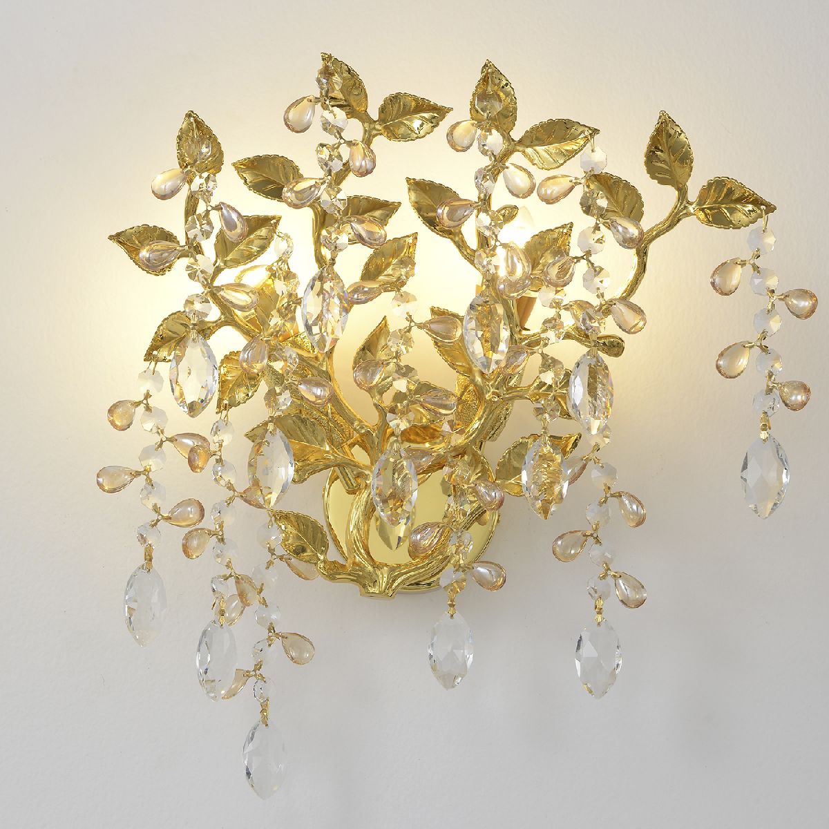 настенный светильник crystal lux eden ap2 gold