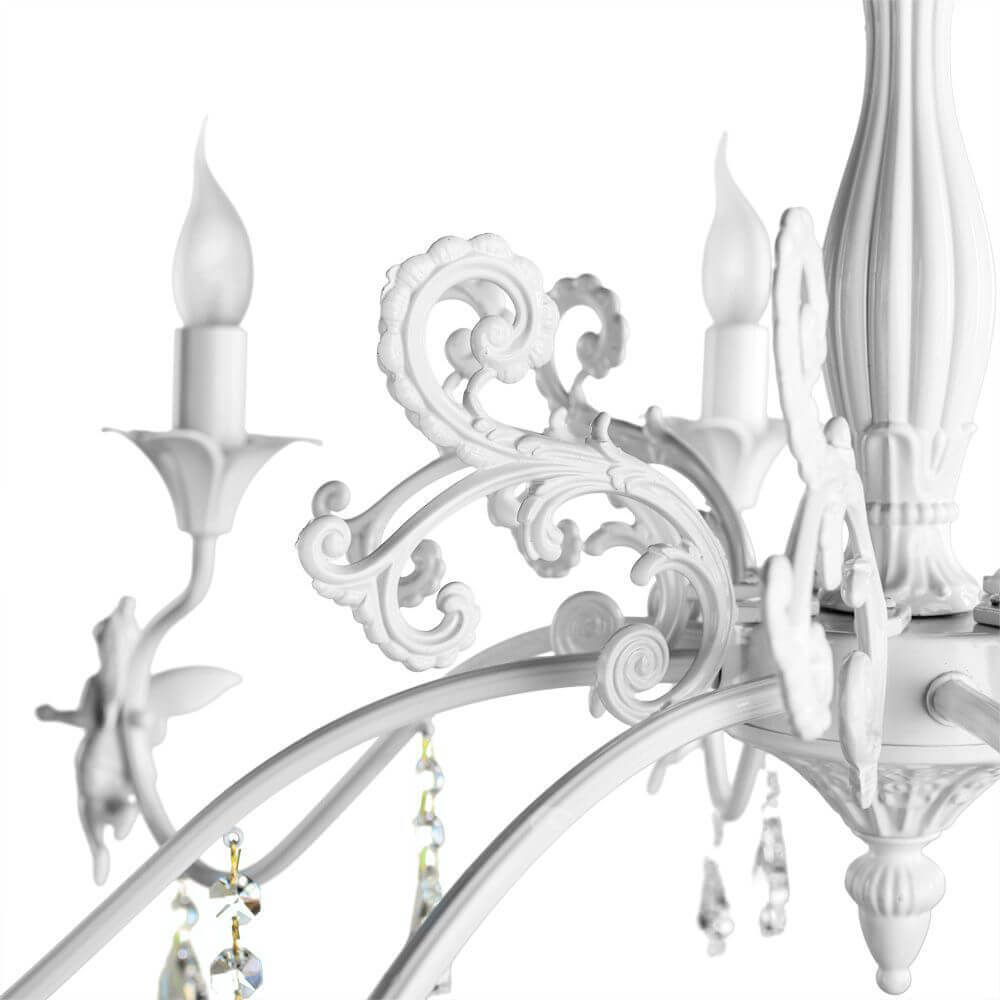 подвесная люстра arte lamp angelina a5349lm-8wh