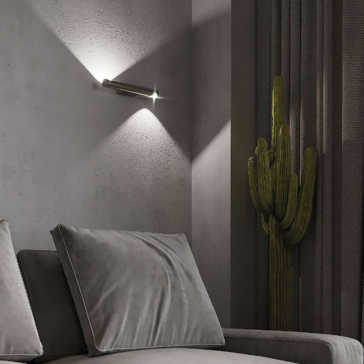 настенный светильник eurosvet tybee 40161 led титан a063050