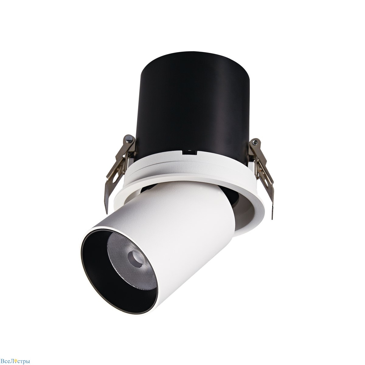 встраиваемый светильник da3003rr white and black delight collection