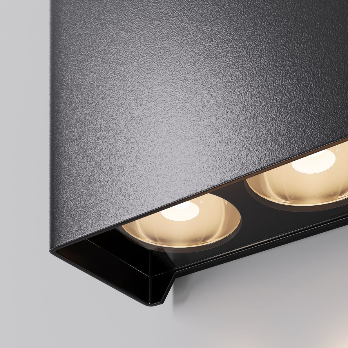 уличный настенный светильник maytoni shell o505wl-l6b3k