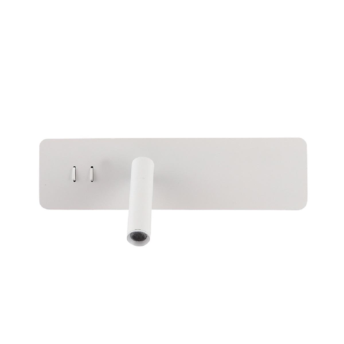 бра crystal lux clt 215w wh