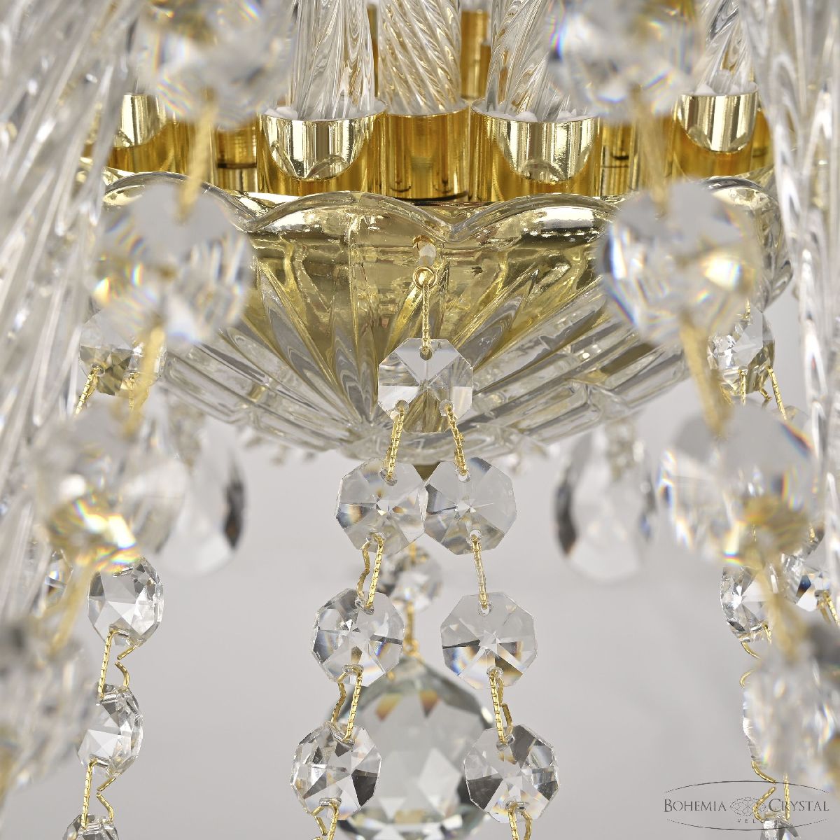 подвесная люстра bohemia ivele crystal 105/10/240 g
