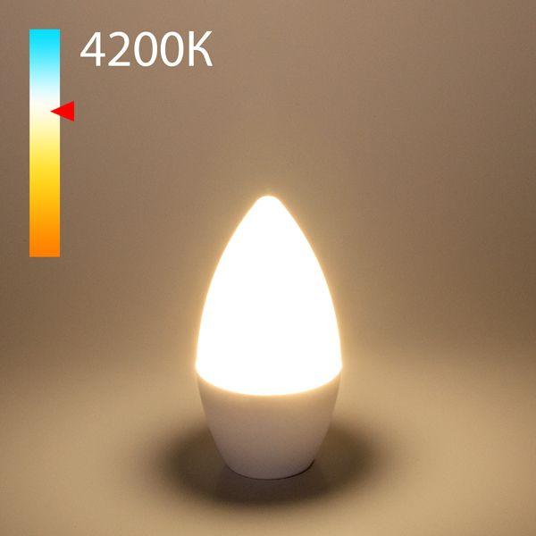 лампа светодиодная elektrostandard e14 8w 4200k матовая a048727