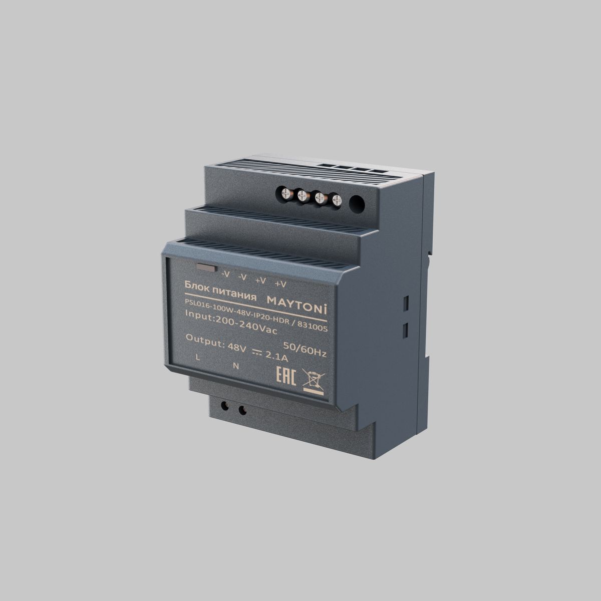 блок питания maytoni psl016 100вт 48в ip20 831005