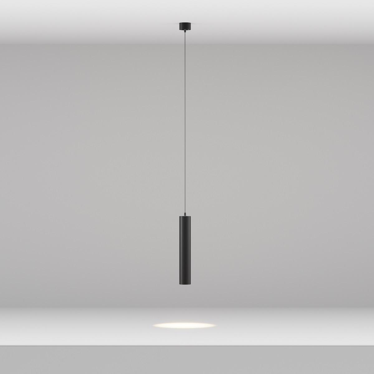 подвесной светодиодный светильник maytoni technical pendant focus led p072pl-l12b3k-1