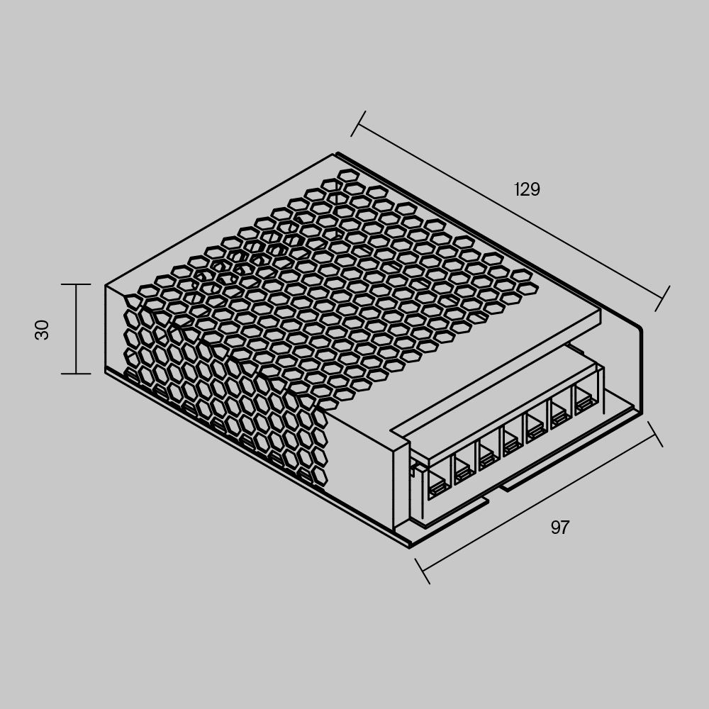 блок питания maytoni led strip psl006 48в 100вт ip20 831007