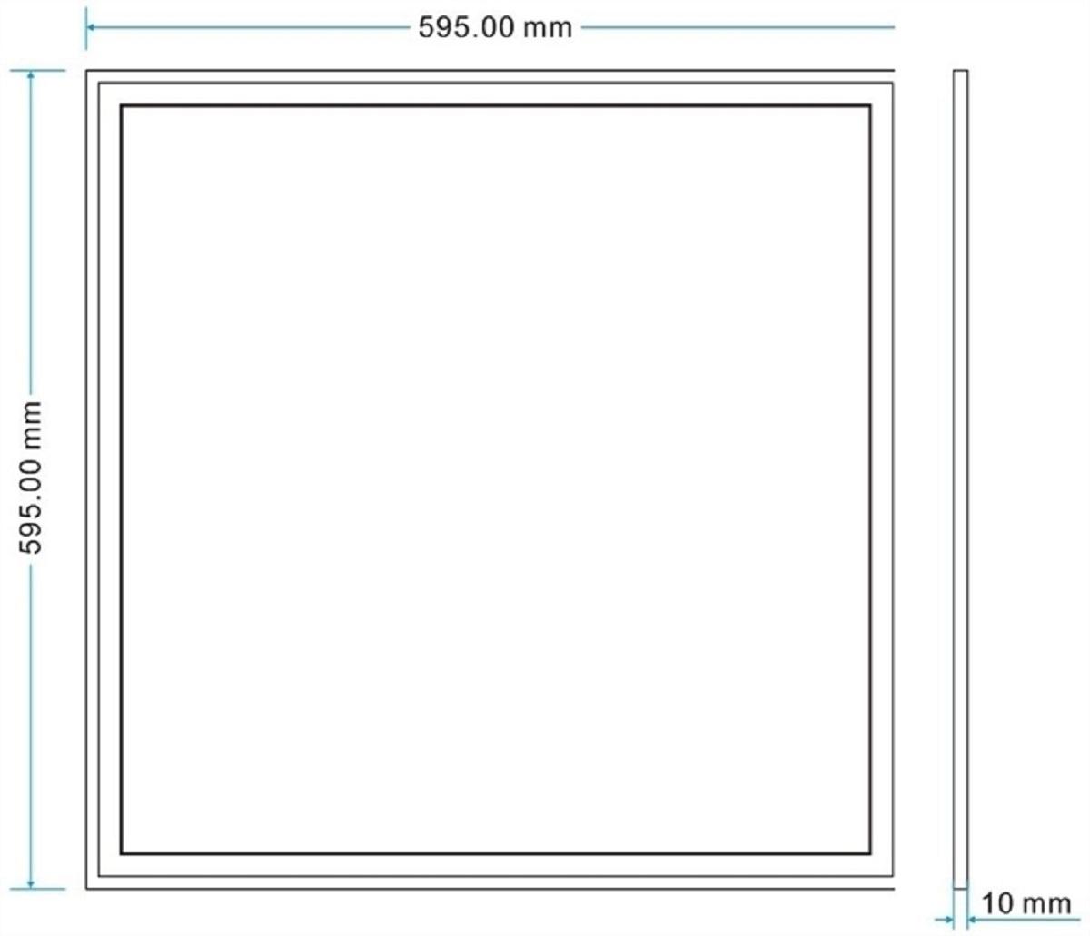 потолочный светодиодный светильник deko-light panel pro 100069