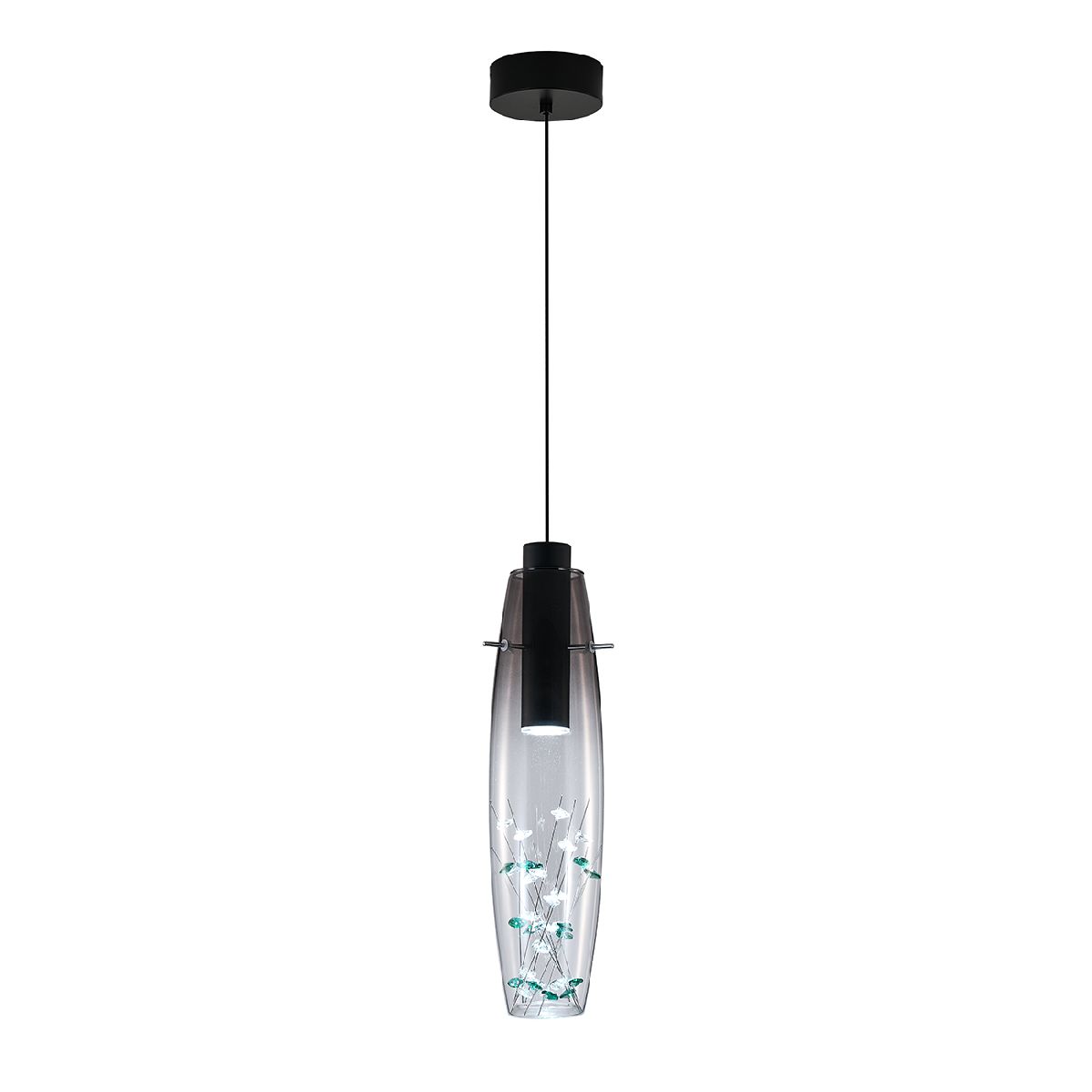 подвесной светильник indigo tesoro 11063/1p green v000140l