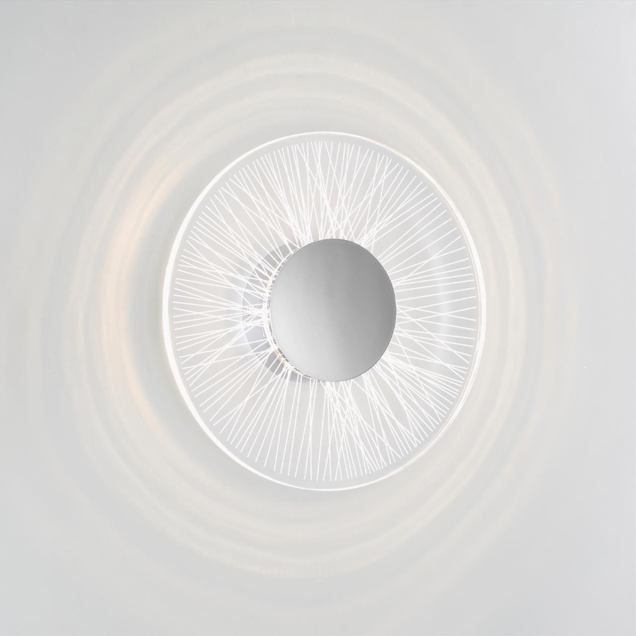 настенный светодиодный светильник odeon light midcent solaris 6628/9wl