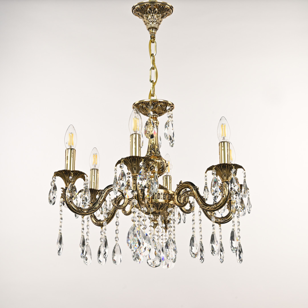 подвесная люстра bohemia ivele crystal al79101/6/175 a gb