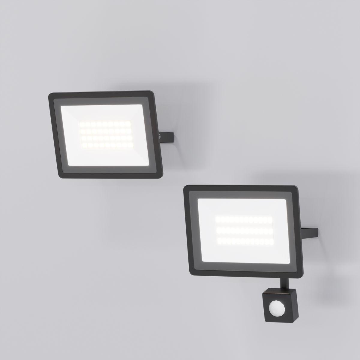 прожектор светодиодный maytoni flood 30w 6500k fl001-l30b6ksr