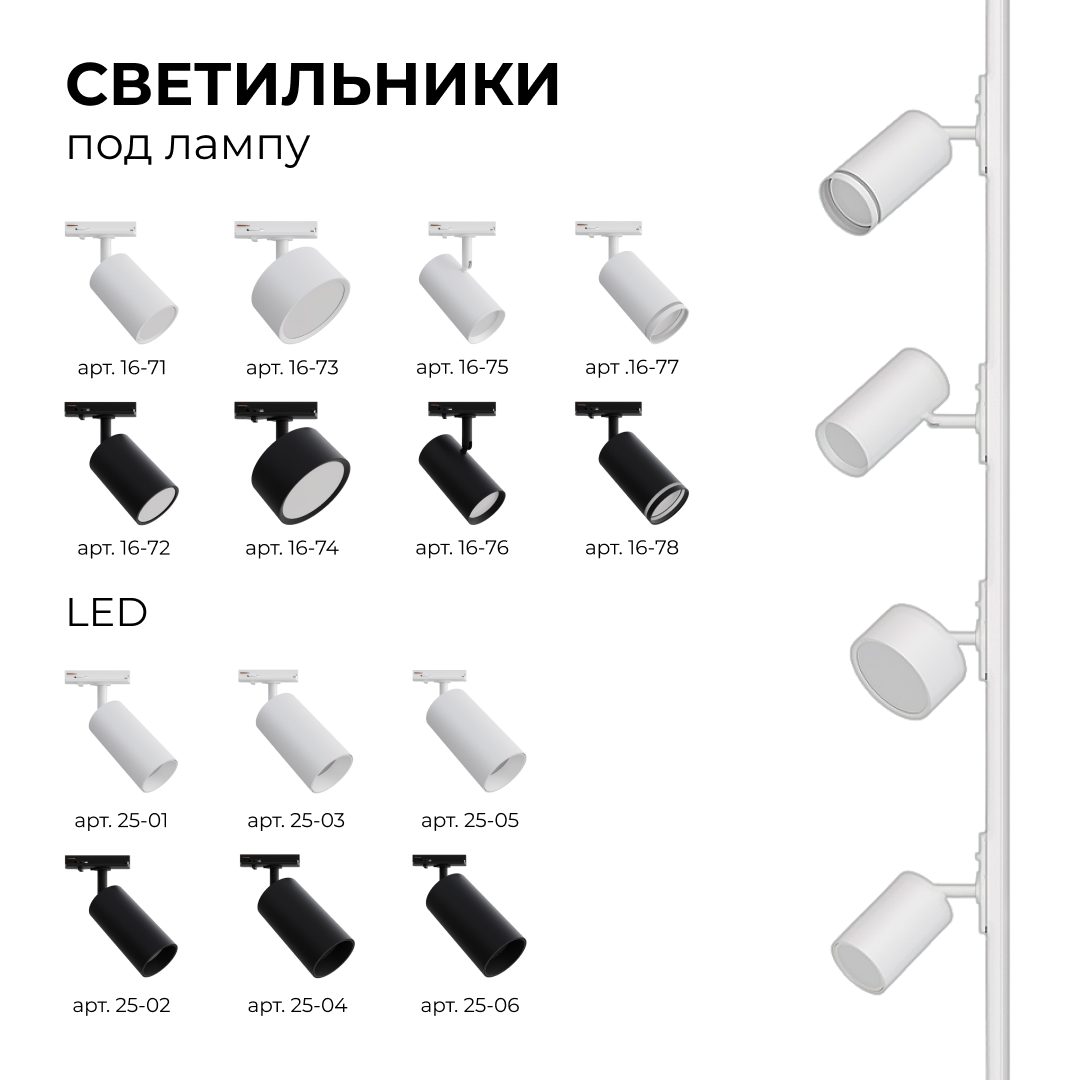 шинопровод однофазный apeyron 45-01