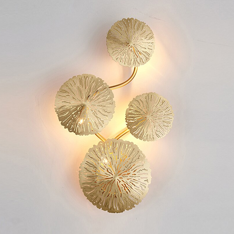 настенный светильник delight collection 10260w/4 gold
