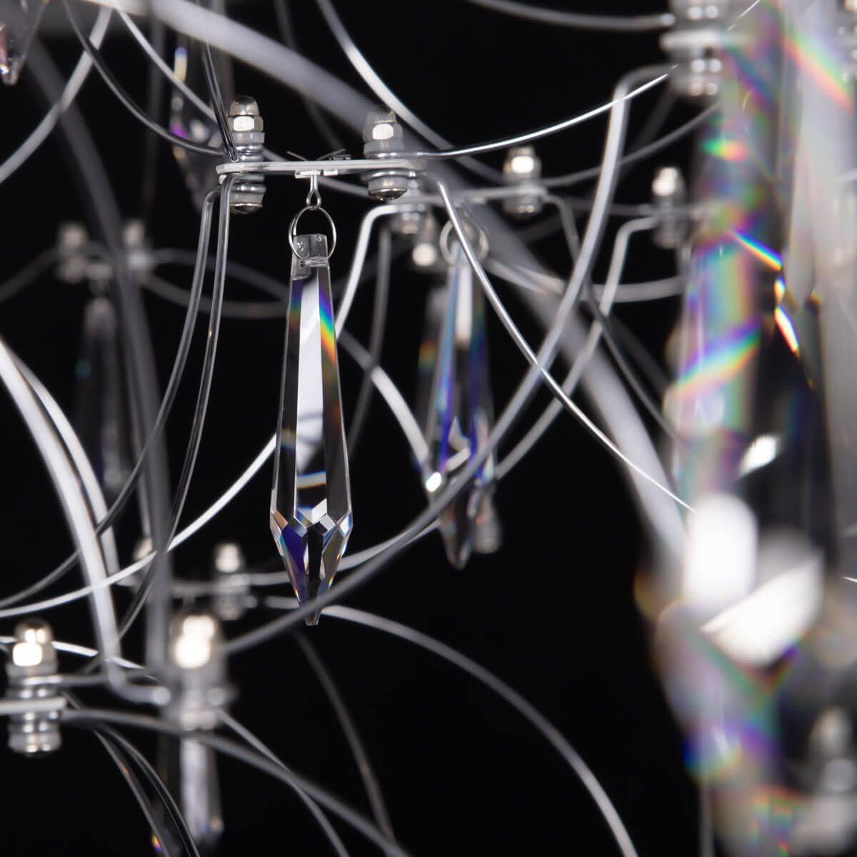 подвесной светодиодный светильник loft it mira 10259/1000 silver asfour