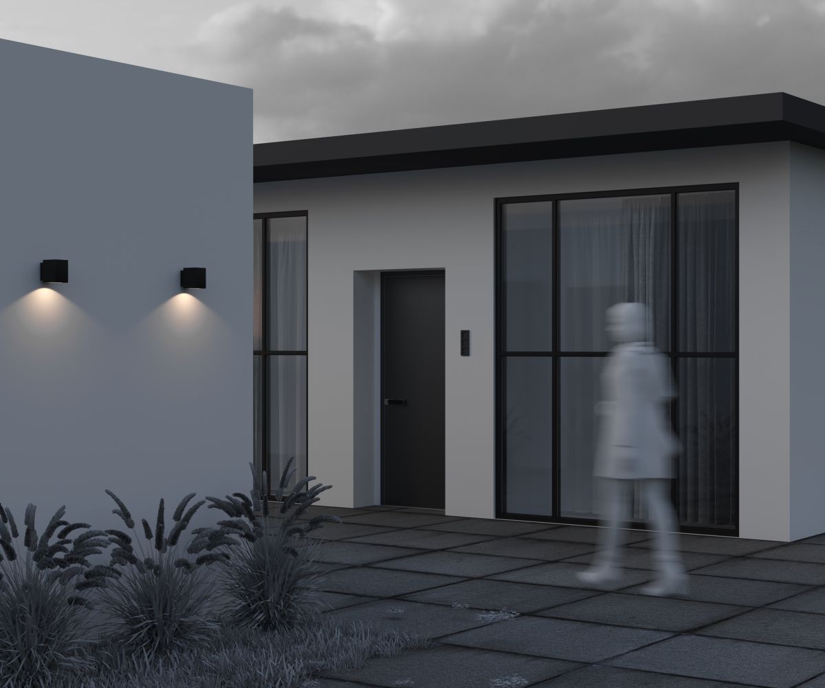 уличный настенный светильник maytoni block o507wl-l5b3k