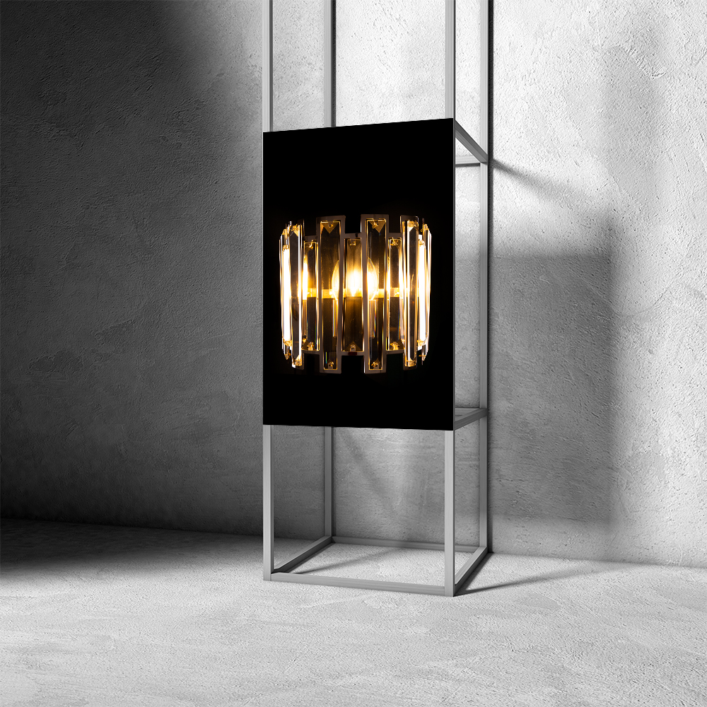 настенный светильник arte lamp amber a1028ap-2bk