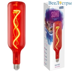 LED-SF21-5W/SOHO/E27/CW RED GLS77RD