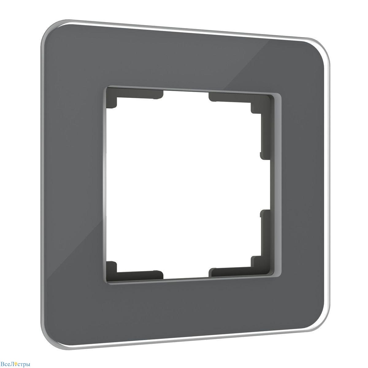 рамка werkel elite на 1 пост графит w0012440 4690389180675