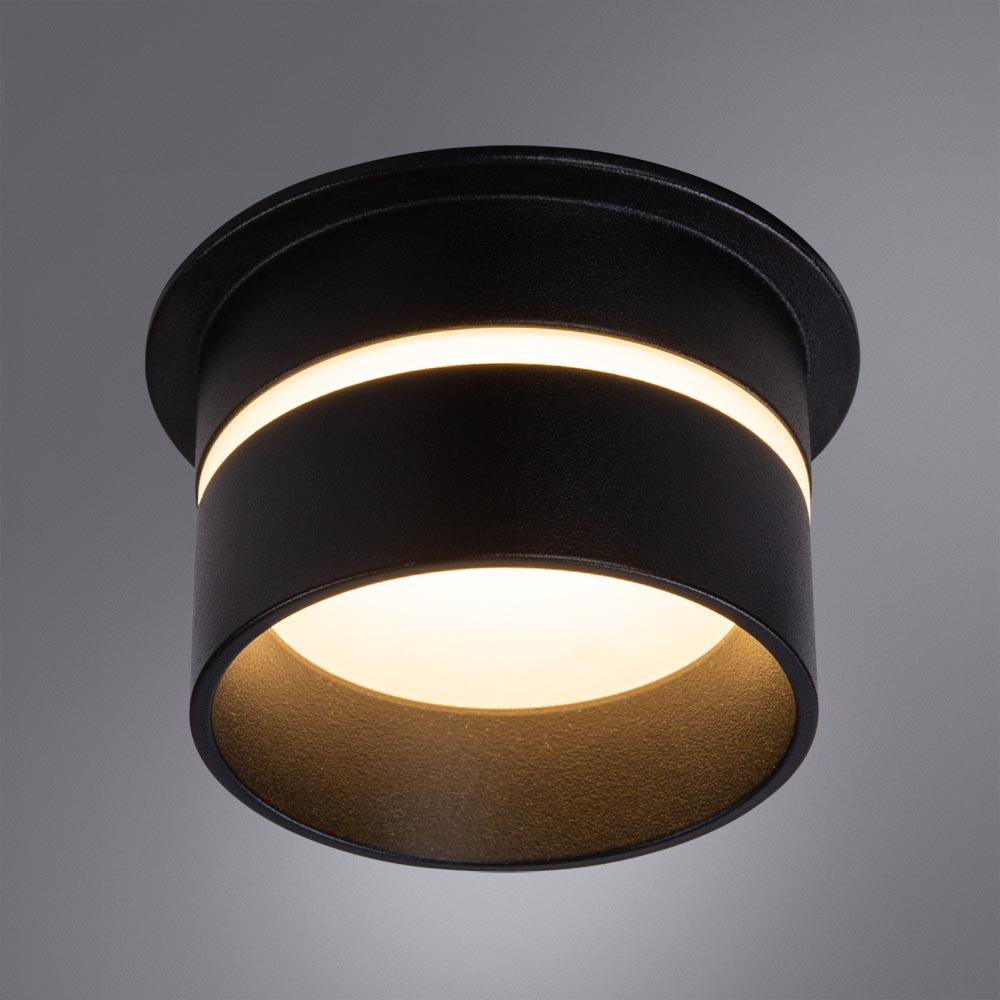 встраиваемый светильник arte lamp imai a2164pl-1bk