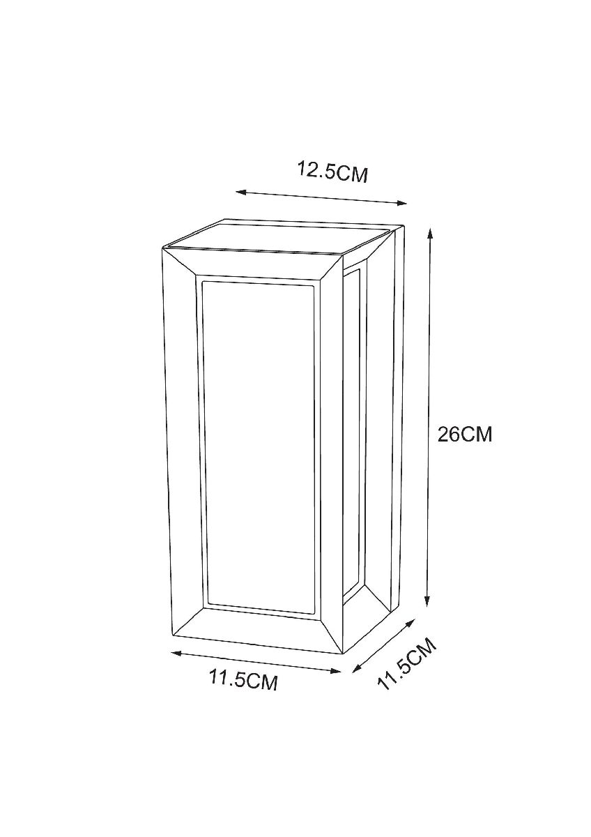 уличный настенный светильник arte lamp ulysses a8112al-1bk