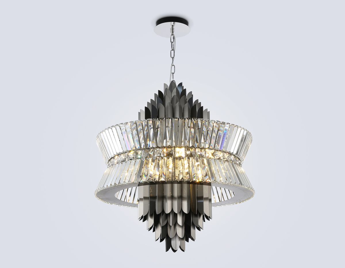 подвесная люстра ambrella light high light crystal lh41026
