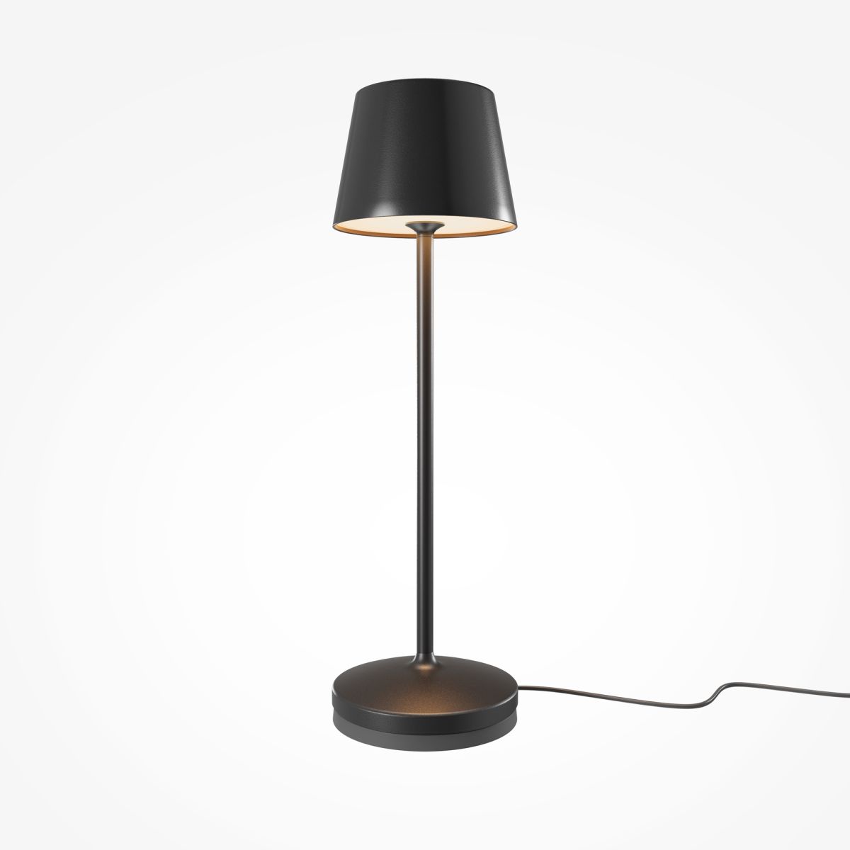 настольная лампа с аккумулятором maytoni nook mod494rl-l1bk