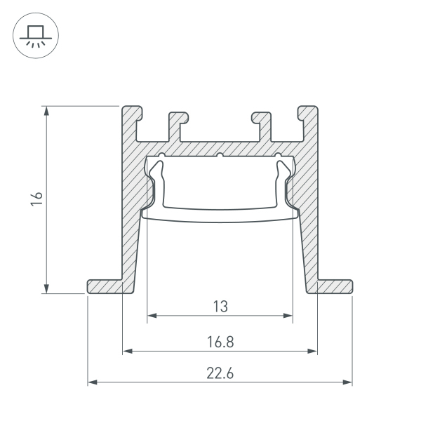 профиль arlight sl-comfort 031769