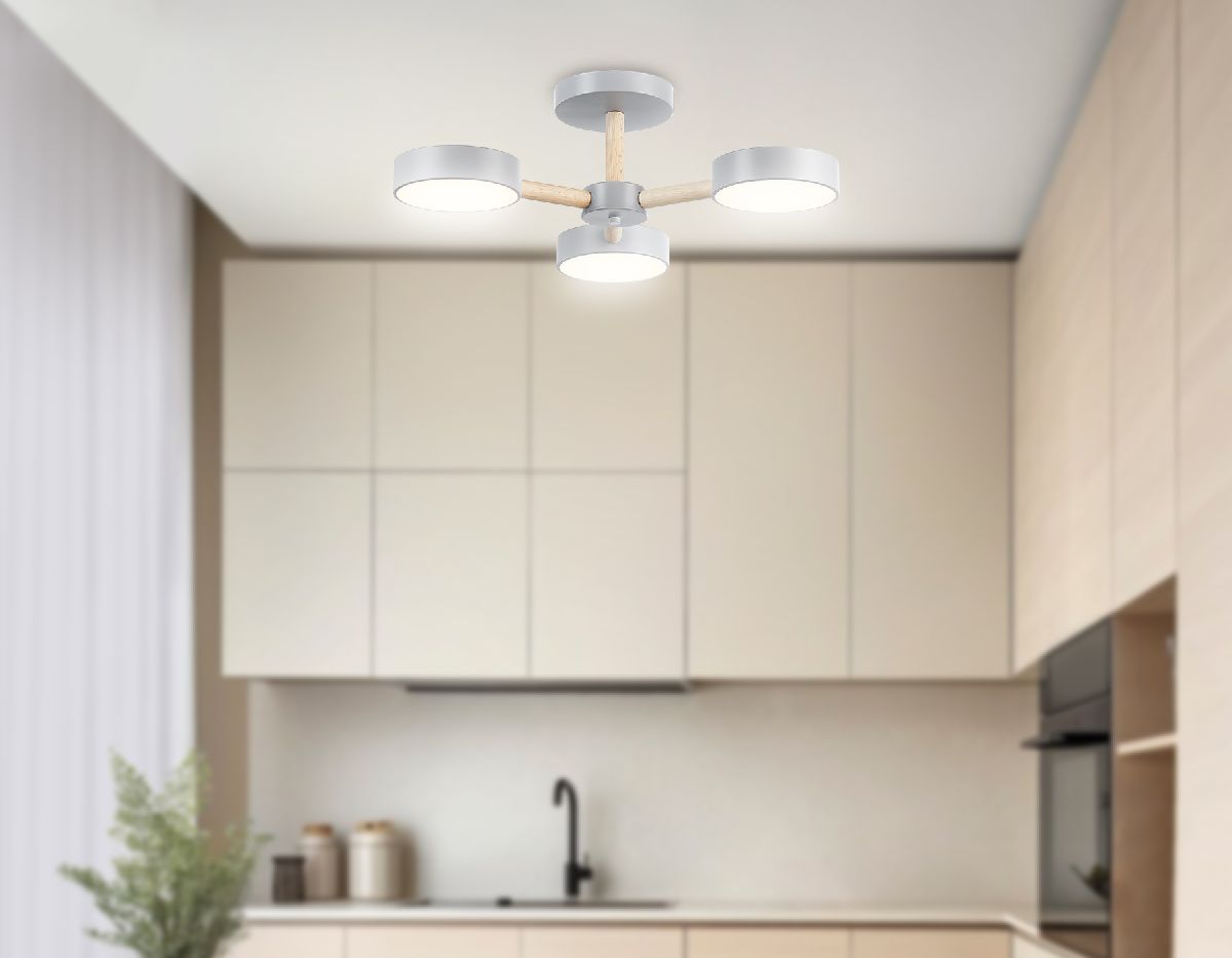 люстра на штанге ambrella light linetech fl4822