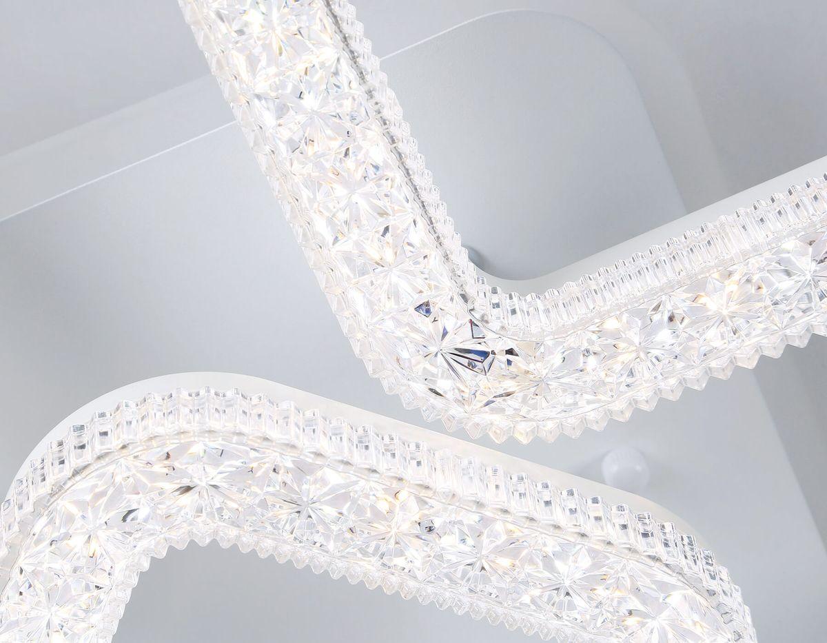 потолочная светодиодная люстра ambrella light acrylica original fa3914