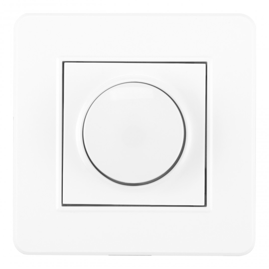 диммер с рамкой arte milano set16-1-48-1 white
