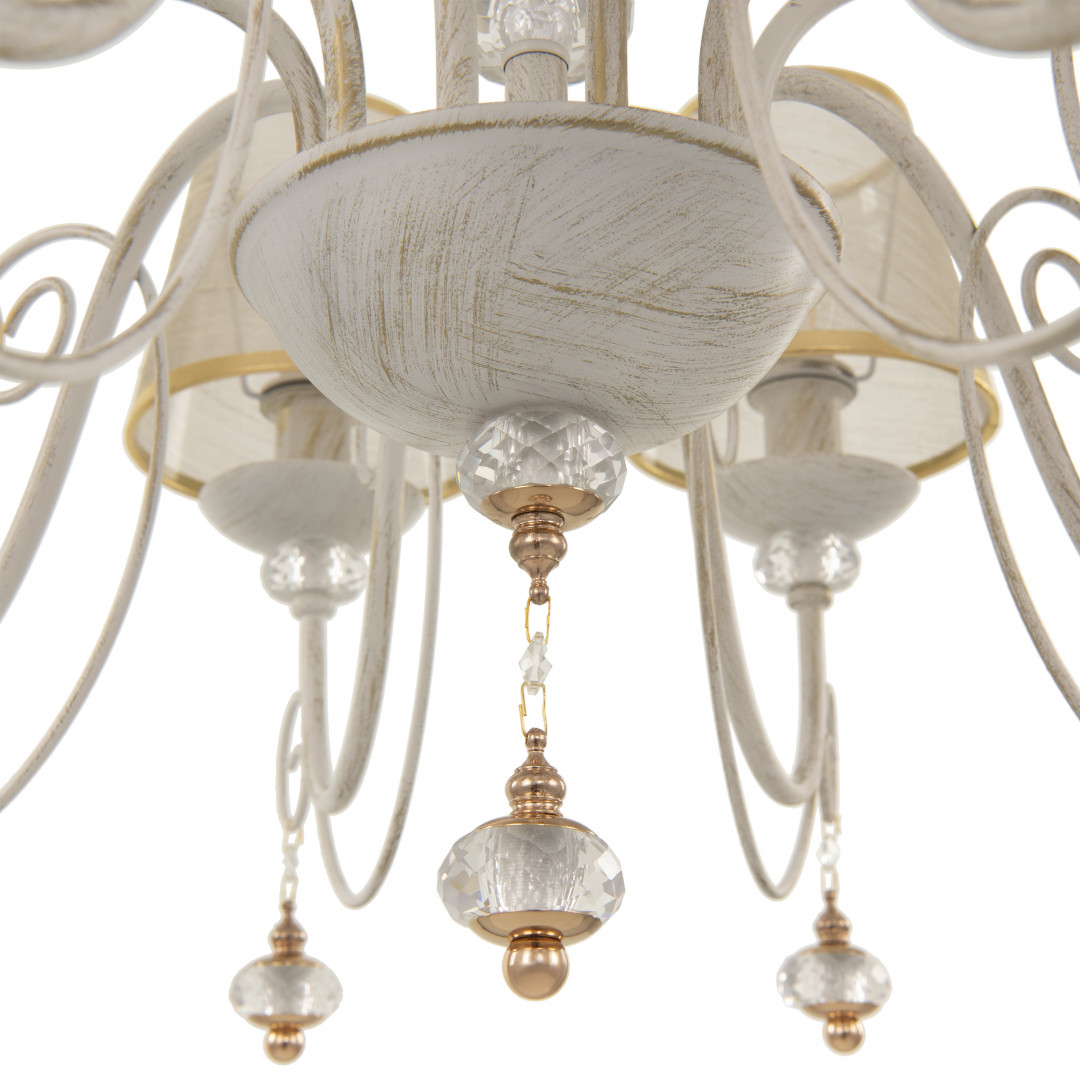 подвесная люстра arte milano 347620/10 wt+g