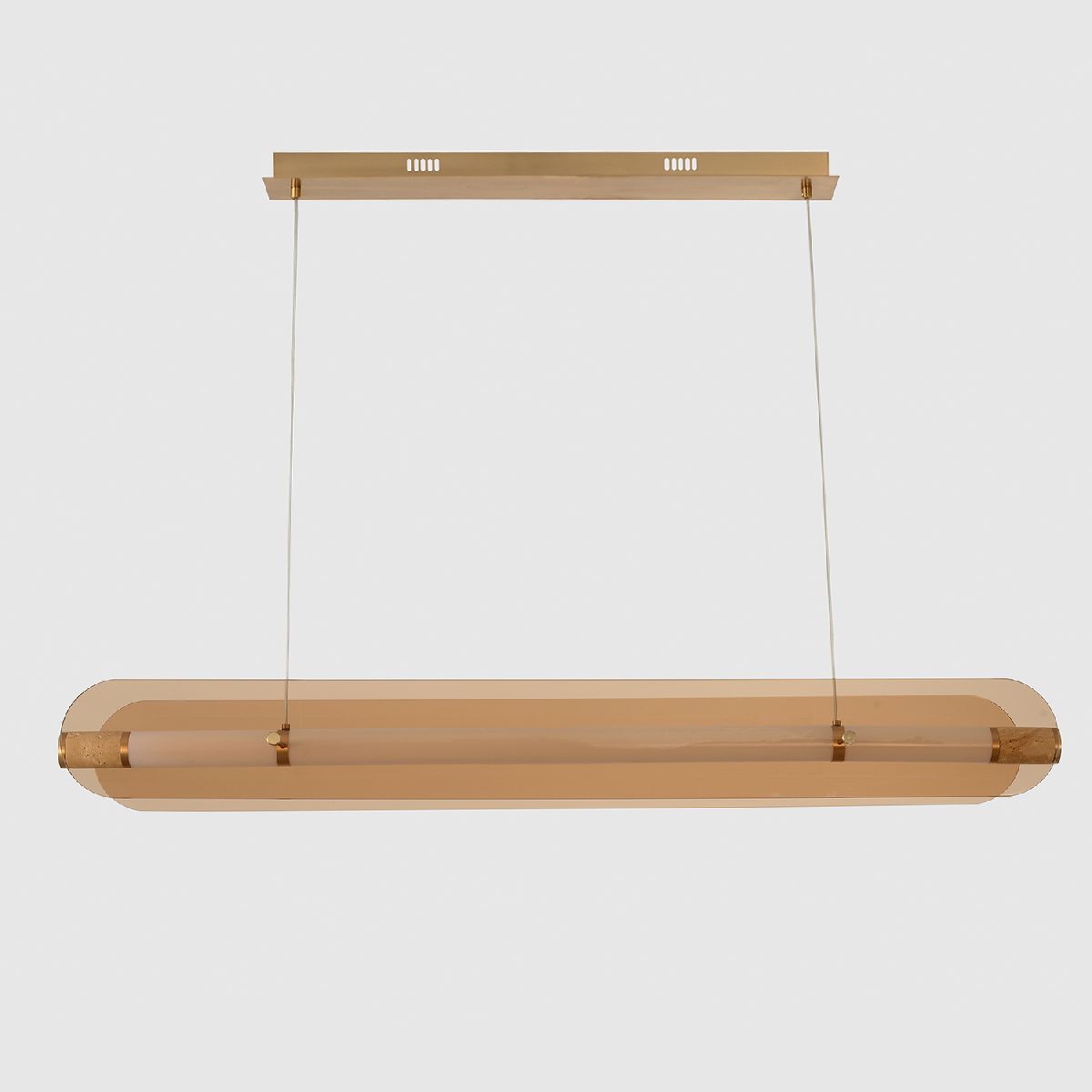 подвесной светильник crystal lux amarillo sp70w led brass
