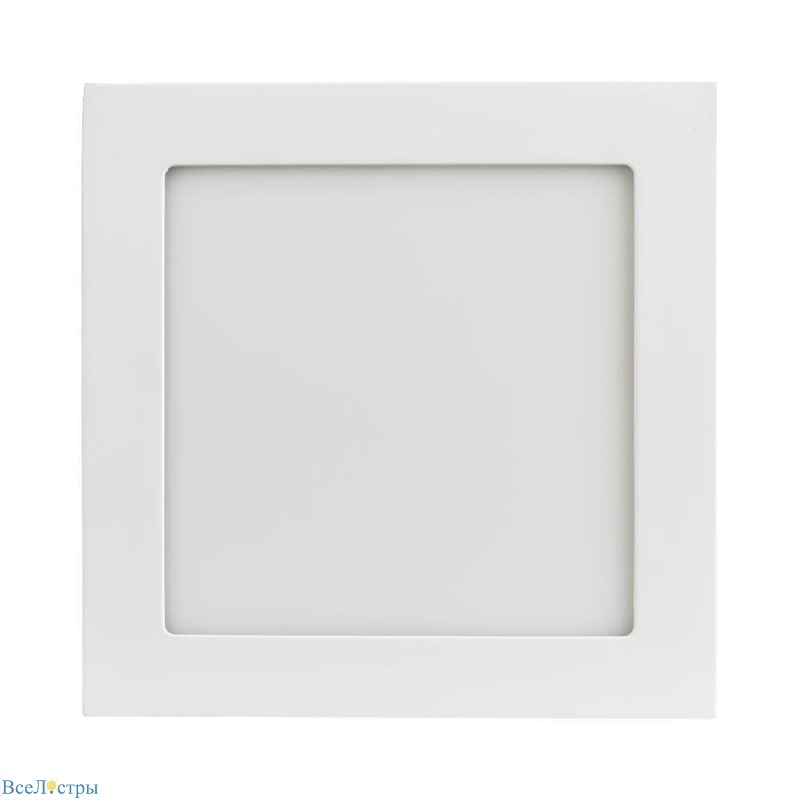 встраиваемый светодиодный светильник arlight dl-172x172m-15w warm white 020133