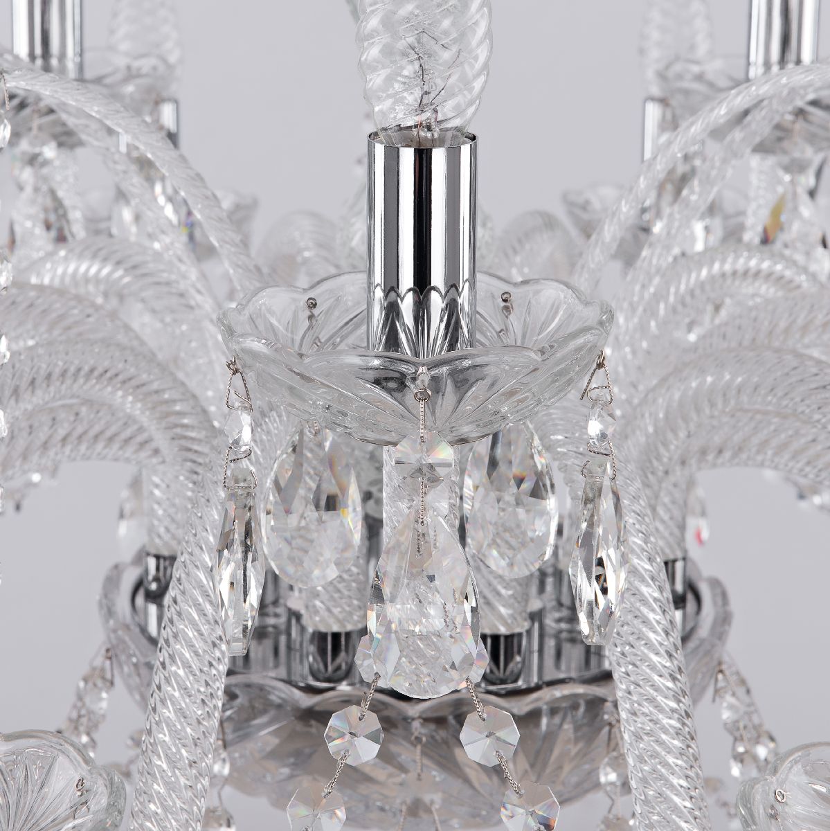подвесная люстра bohemia ivele crystal 105/10+5/300 ni