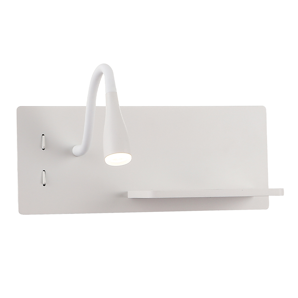 бра crystal lux elqi ap11w led wh