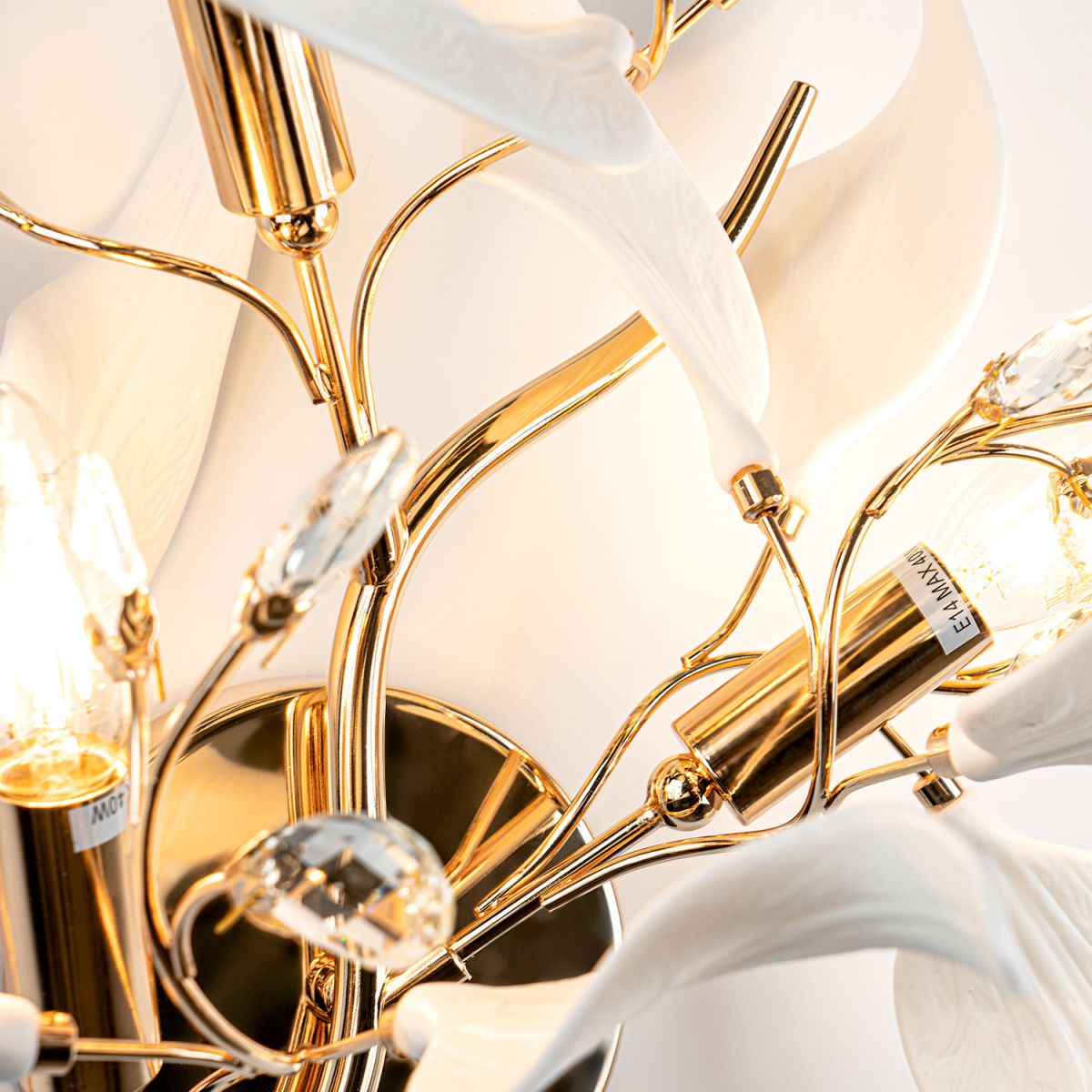 настенный светильник modelux premium ml.6808.450p gd