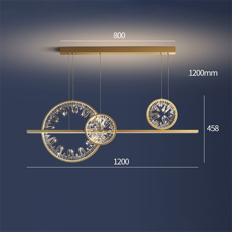 подвесная люстра delight collection xd-120b gold